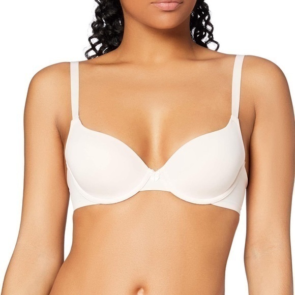 Iris & Lilly Pale Pink Women's Microfiber Bra - Picture 1 of 9